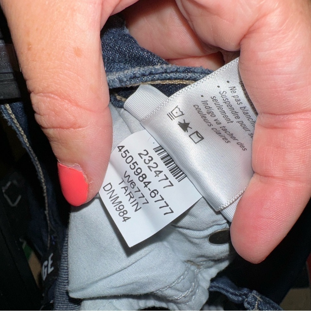 PAIGE- Hoxton Ankle Raw Hem- size 25 - Picture 9 of 10